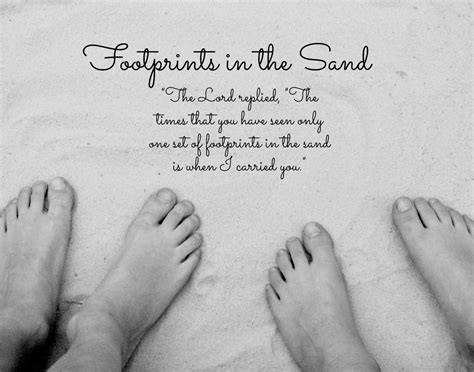 Footprints In The Sand Inspirational Wall Portrait Inspiration