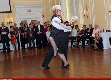 True Love Elderly Couple Fancy Dancing Dance Shall We Dance Old