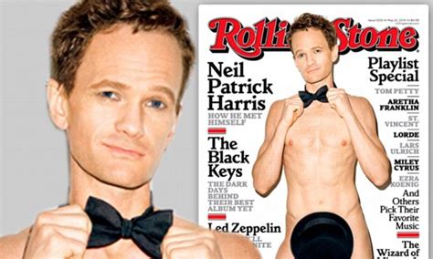 Neil Patrick Harris Poses Nude On Rolling Stone Cover Daily Mail Online