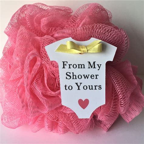 From My Shower To Yours Baby Shower Favor Tags 2 5 Wide White Baby