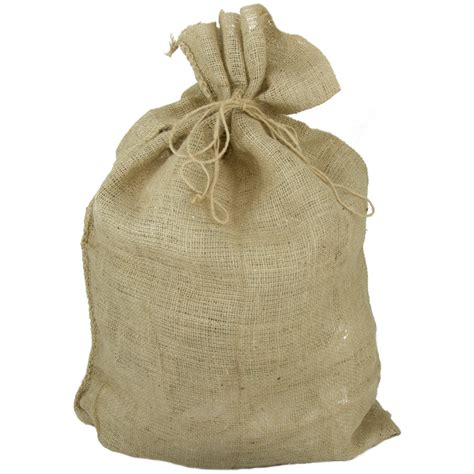 Burlap Drawstring Sack Natural 24 X 32 Kjps32 12