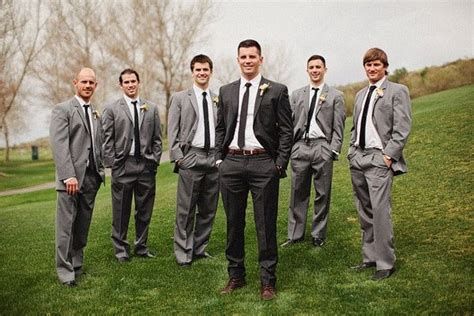 Another Dark And Light Grey Combo Groomsmen Colours Gray Groomsmen