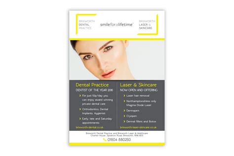 Brixworth Laser And Skincare Website Branding Print Design Signage