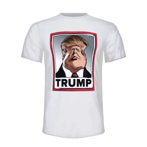 President Donald Trump Obama Men Casual T Shirt 3d Printing Breathable