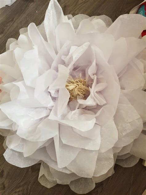 How To Make Giant Tissue Paper Flowers Tissue Paper Flowers Diy