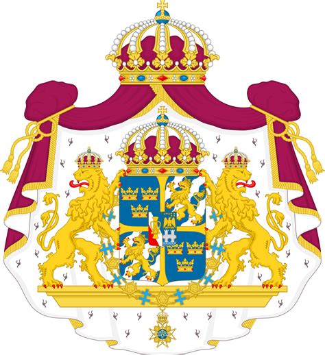 Archivo:Great coat of arms of Sweden.svg | Coat of arms, Sweden travel