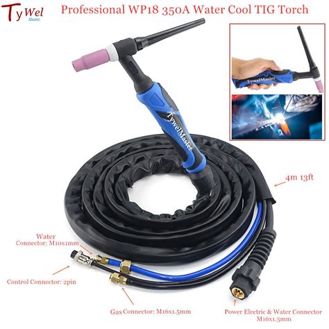 Cheap WP18 TIG Torch GTAW Gas Tungsten Arc Welding Torch Water Cooled