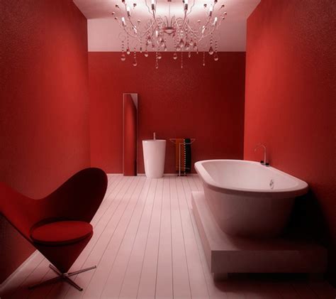 Many homeowners are interested in red bathroom decor for its ability to add bright, bold splashes to any bath space. 15 Stunningly Hot Red Bathroom Designs | Home Design Lover