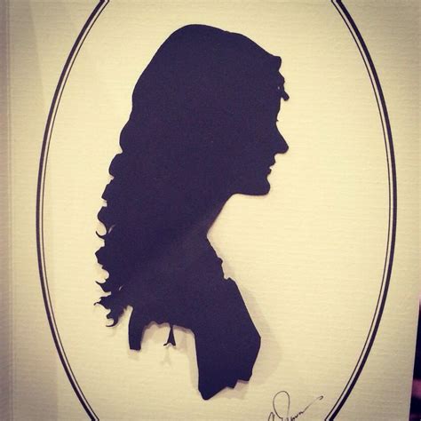 Wedding Silhouette Artist Silhouette For Guests To Keep As A Memento