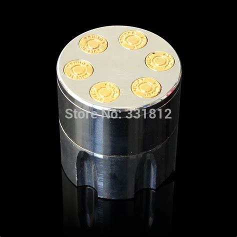 24pcs lot new metal bullet shape herbal grinder herb cigar tobacco grinder smoke grinders