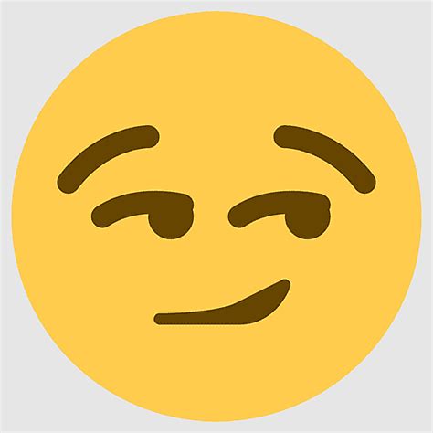 Sarcasm Smirk Unicode Discord Emojis Emojipedia Sms Meaning