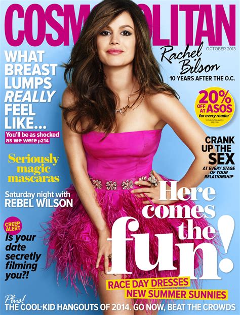Cosmo Australia October 2013 Rachel Bilson Marie Claire Magazine