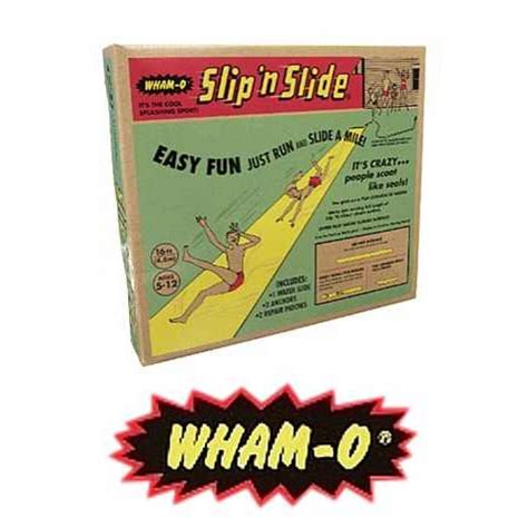 These pegs prevent the plastic slide sheet from moving relative to the lawn beneath. Slip N Slide : Vintage Wham-O : Vintage Original : Yellow ...