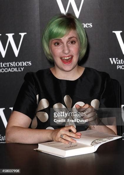 Lena Dunham Signs Her New Book Not That Kind Of Girl At News Photo Getty Images