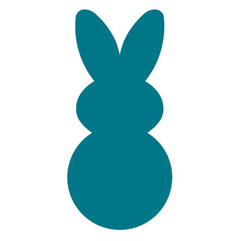 Rabbit Bunny 5 Accucut Rabbit Silhouette Easter Peeps Easter Buckets