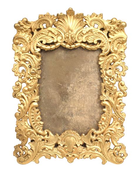 Victorian Style Ornate Gold Frame By Town Square Miniatures