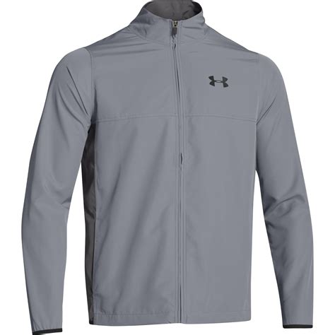 Under Armour Mens Ua Vital Warm Up Jacket In Gray For Men Lyst