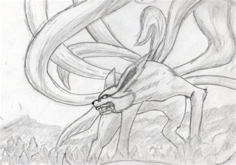 Drawing Naruto Nine Tailed Fox