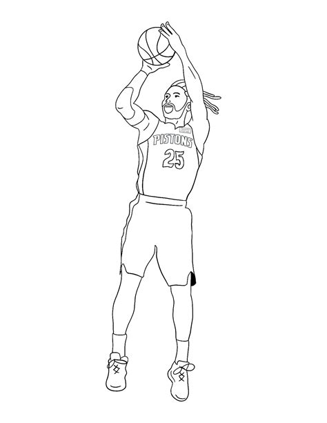 Coloring Pages Photo Gallery NBA Com