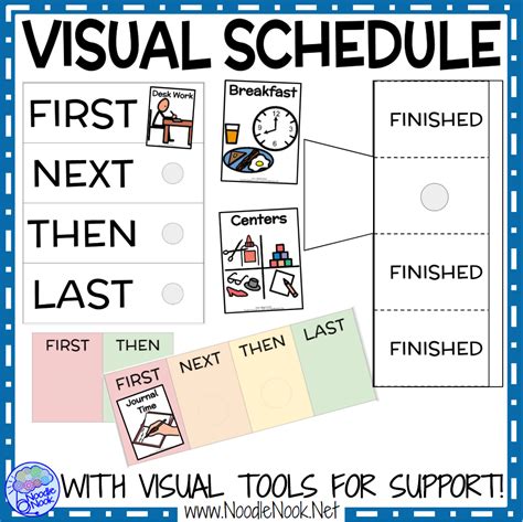 Visual Schedule Featuring Boardmaker Class And Personal Schedules For S