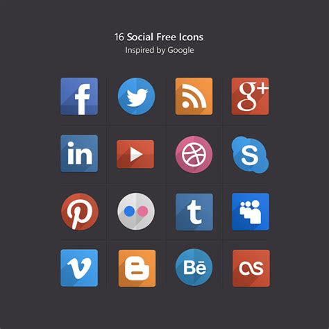 20 Free Social Media Icon Sets To Download