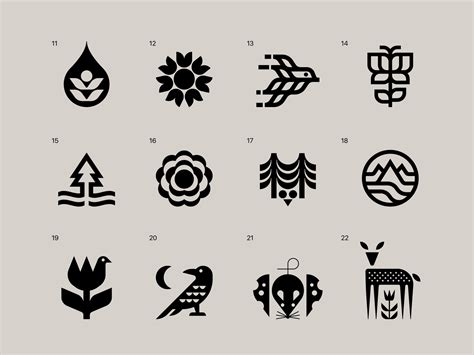 Nature Symbols 11 22 By Ethan Fender On Dribbble