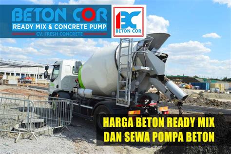 Harga Beton Ready Mix Nanggung Bogor Ready Mix