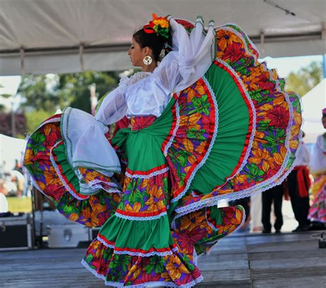 Dance Tipical Traditional Mexican Dress Folklorico Dresses Mexican