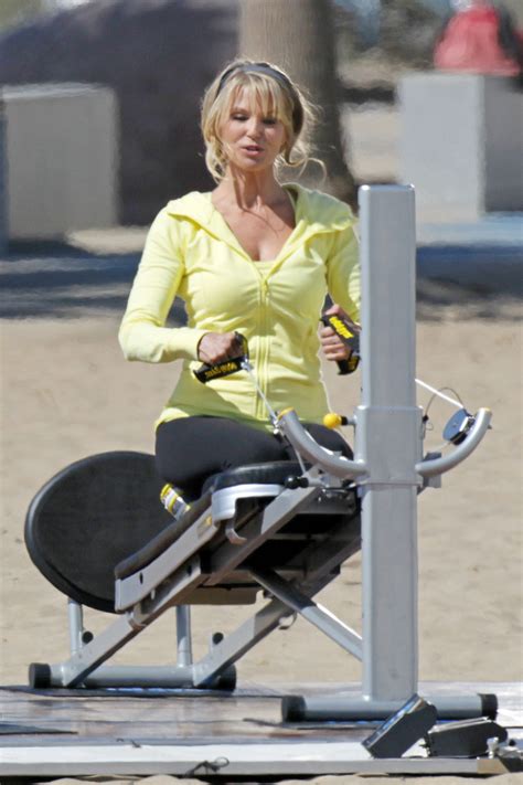 Total Gym Infomercial Taping Christie Brinkley Photo Fanpop