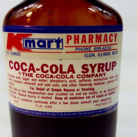 Coca Cola Syrup Nausea Medicine For Real No Matter What The