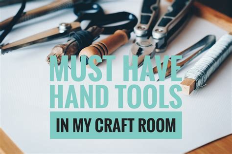 Must Have Hand Tools In My Craft Room Alpha Zulu Crafts Craft Room