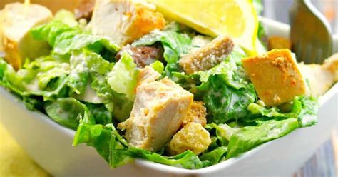 Salade César au poulet Recette par Recette Thermomix