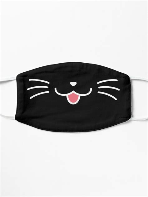 cute cat face mask mask for sale by drawingpurrr redbubble