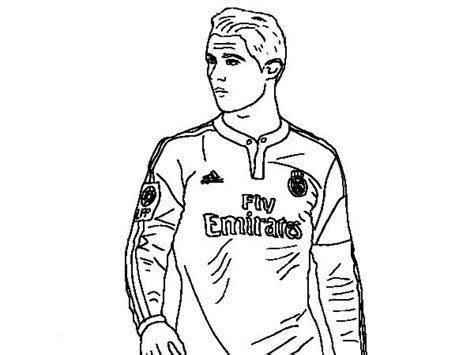 32 Cristiano Ronaldo Coloring Page Pingtascal