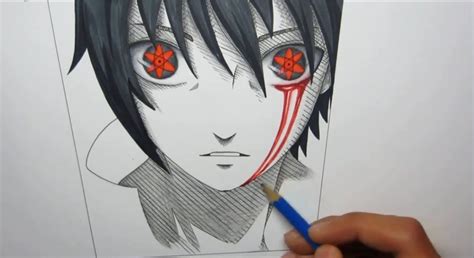 How To Draw Mangekyou Sharingan Sasuke At How To Draw
