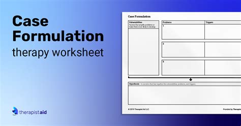 Case Conceptualization Worksheet