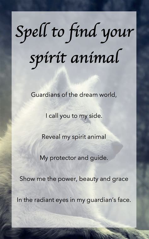 Myhiddenworldblog A Simple Spell To Find Your Spirit Animal All You