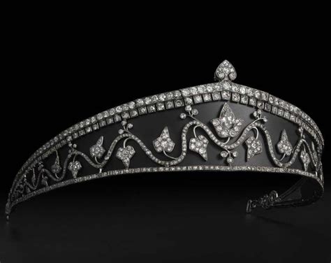 The Cartier Ivy Leaf Tiara Was The Fifth Of The Blackened Steel