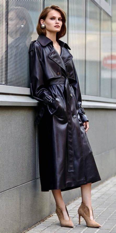 lederlady ️ john scott john lederlady scott long leather coat leather coat leather