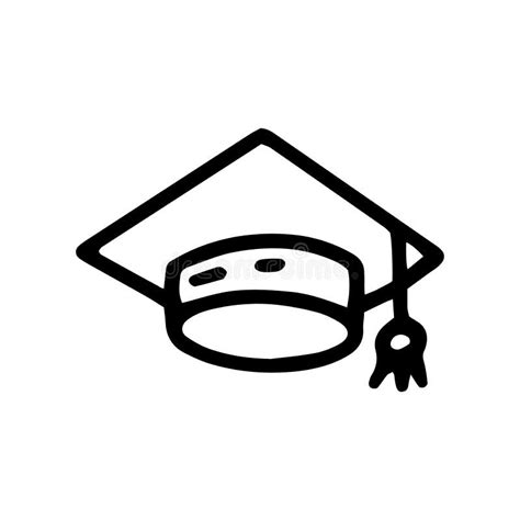 Single Black Vector Graduation Hat Stock Illustrations 197 Single