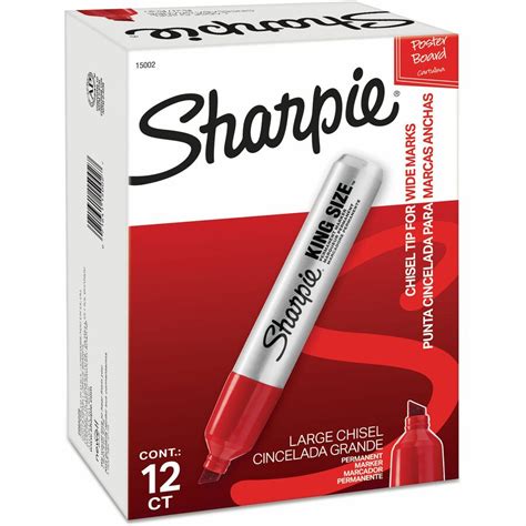 Sharpie King Size Permanent Marker Markers Dry Erase Newell Brands