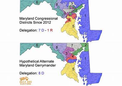 Maryland Gerrymandering Gerrymandered State Shapes Comparison Redistricting