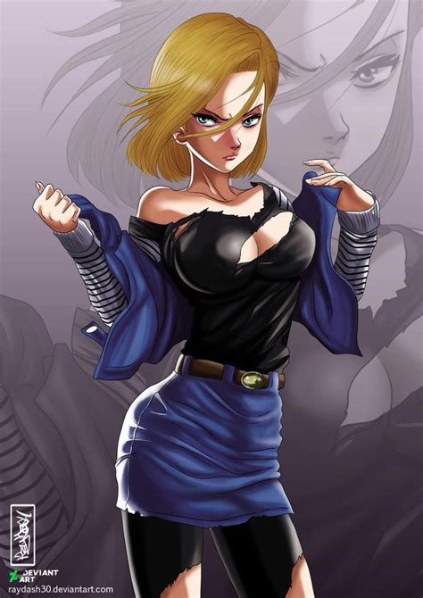 android 18 illustration by raydash30 on deviantart in 2020 anime dragon ball super dragon