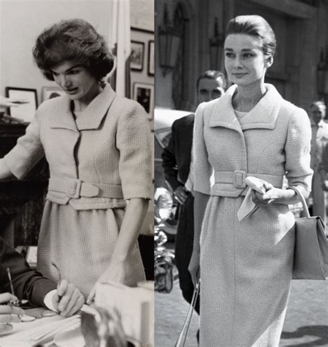 Jackie Kennedy And Audrey Hepburn Wearing Givenchy Estilo Jackie
