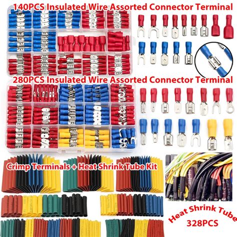280140pcs Assortment Fork U Type Spade Electrical Wire Connectors