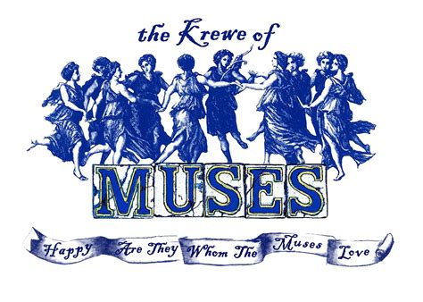Happy Are They Whom The Muses Love Shoe Inspiration Krewe Muse