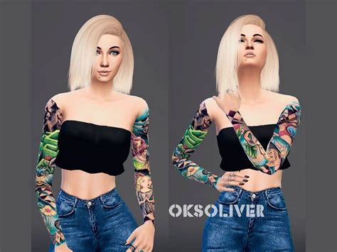 Alice In Wonderland Tattoo Theme The Sims 4 Catalog Sims 4 Sims