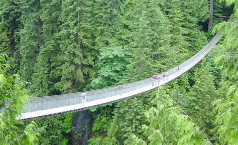 Capilano Suspension Bridge In Vancouver Canada Found The World