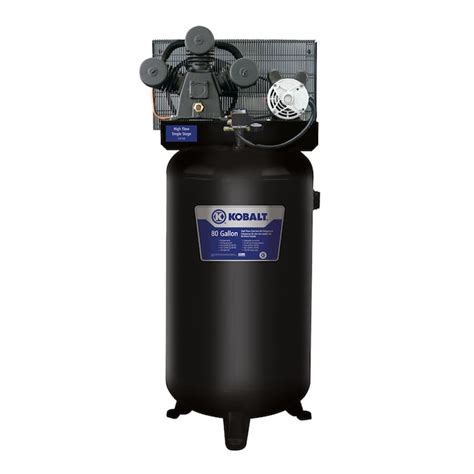 Kobalt 47 Hp 80 Gallon 155 Psi Electric Air Compressor At