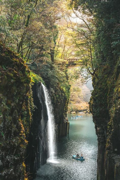 Takachiho Gorge In Kyushu Most Beautiful Waterfall In Japan
